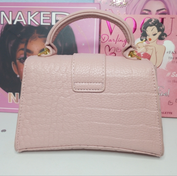 Pink Embossed Small Purse - Picture 3 of 4